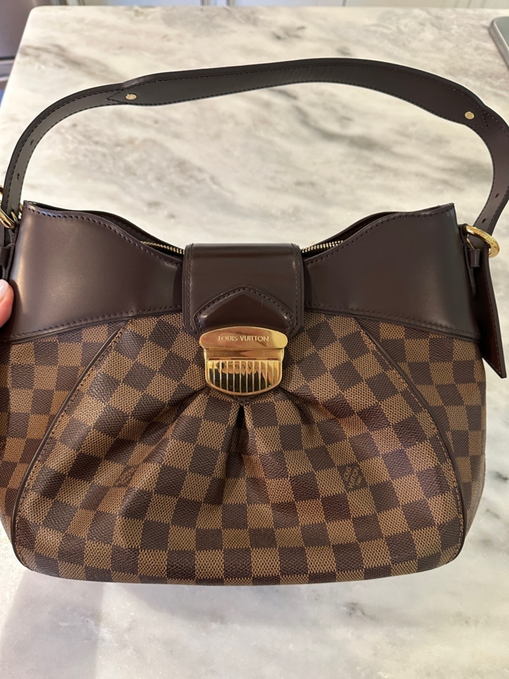 Louis Vuitton Damier Ebene Sistina MM